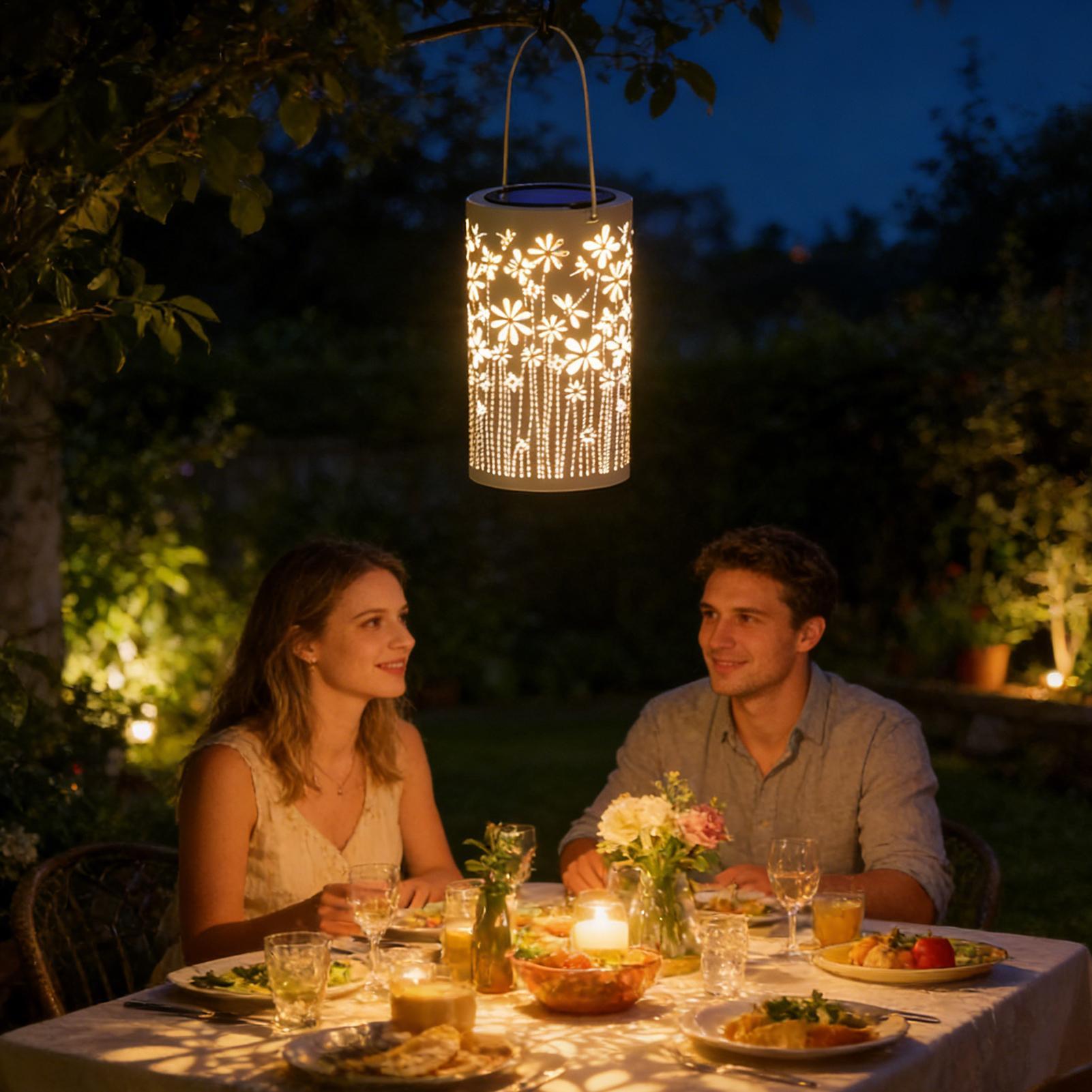 Outdoor Lighting Pathway - Lámparas Solares para Exteriores, Impermeables, con