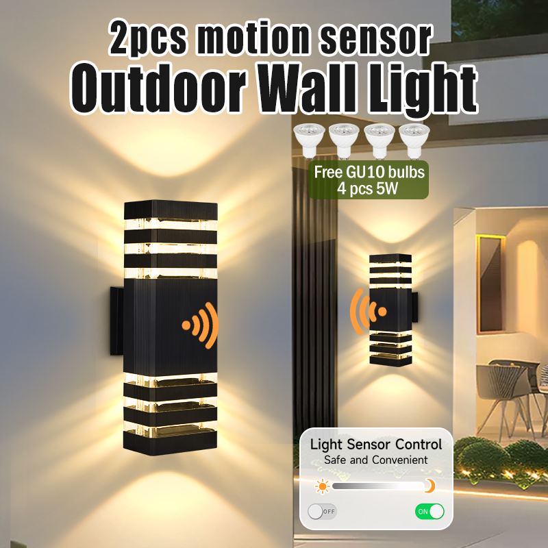 Xl Outdoor Lighting - Lámpara de pared con sensor de