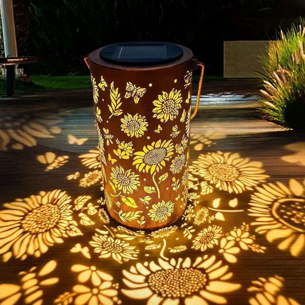 Outdoor Lighting Pathway - Luz de girasol y luz de