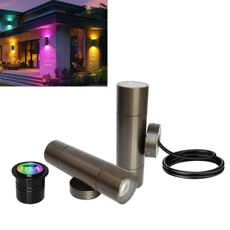 Outdoor Lighting Pathway - Lámpara de Pared LED para Exteriores