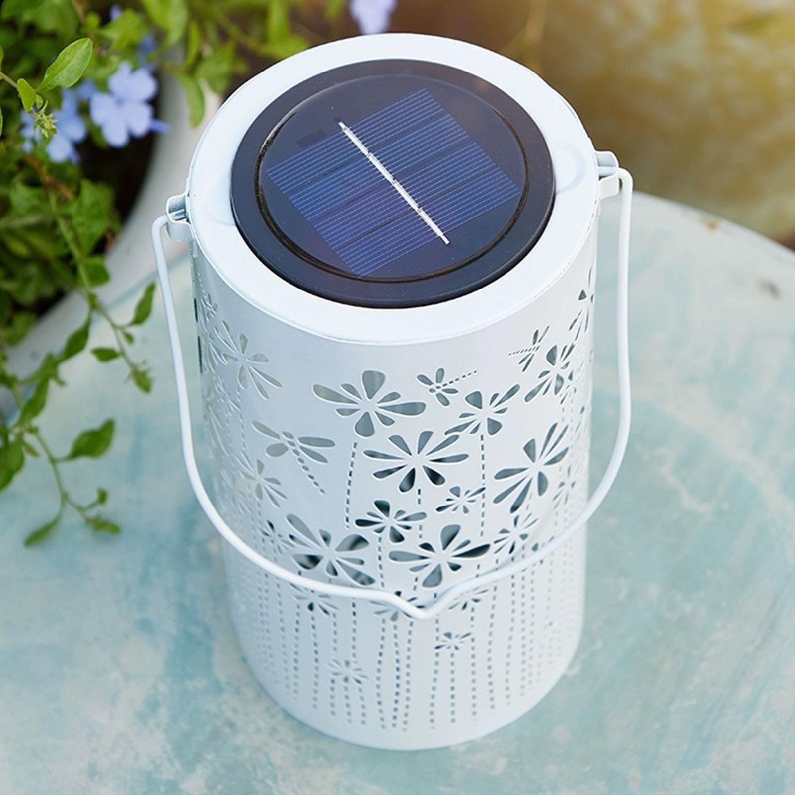 Outdoor Lighting Pathway - Faroles solares colgantes, lámparas de flores