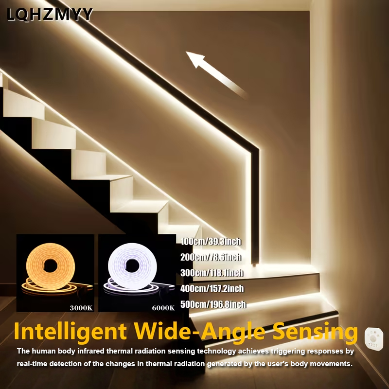 Outdoor Lighting Options - Tira de luces LED con sensor