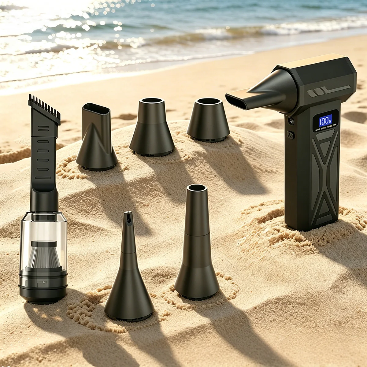 Outdoor Lighting Under Eaves - Ventilador turbo inalámbrico sin escobillas de