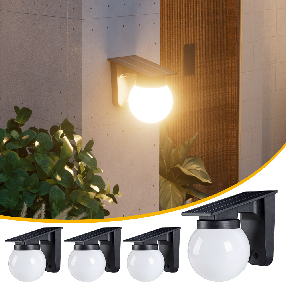 Solar Wall Sconce - Luces de pared de esfera Solar