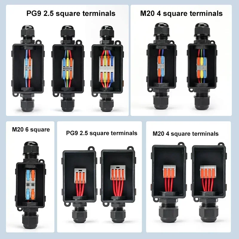 Outdoor Lighting Connectors - Caja de Conexiones Impermeable para Exteriores