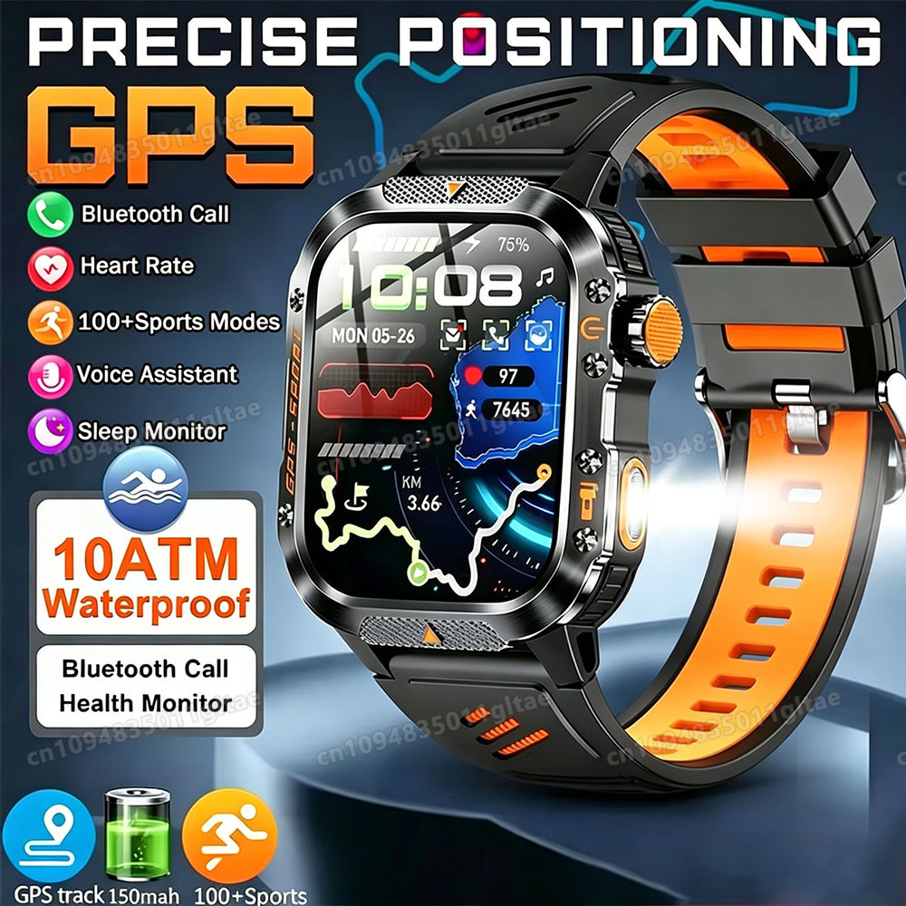 Outdoor Lighting Track - Reloj Inteligente Deportivo Global para Senderismo