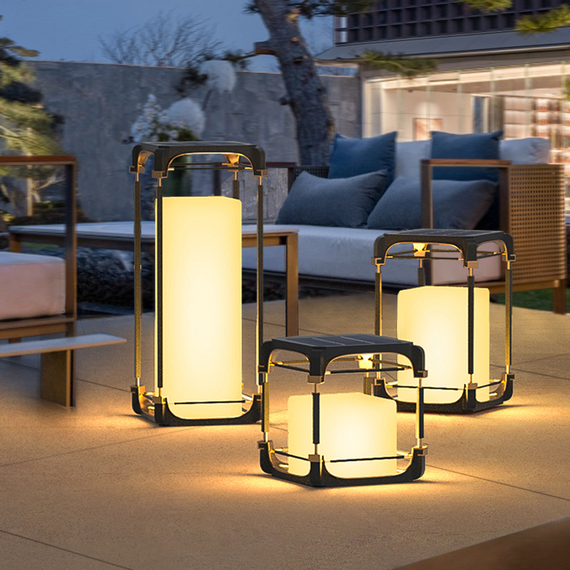 Outdoor Lighting Led - Lámpara de Pie Luminosa para Patio,