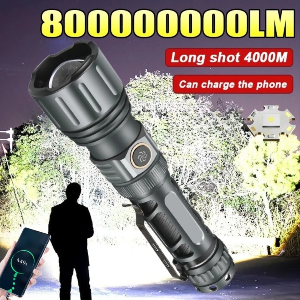 Outdoor Lighting For Camping - Linterna Súper Brillante, Lámpara LED Recargable