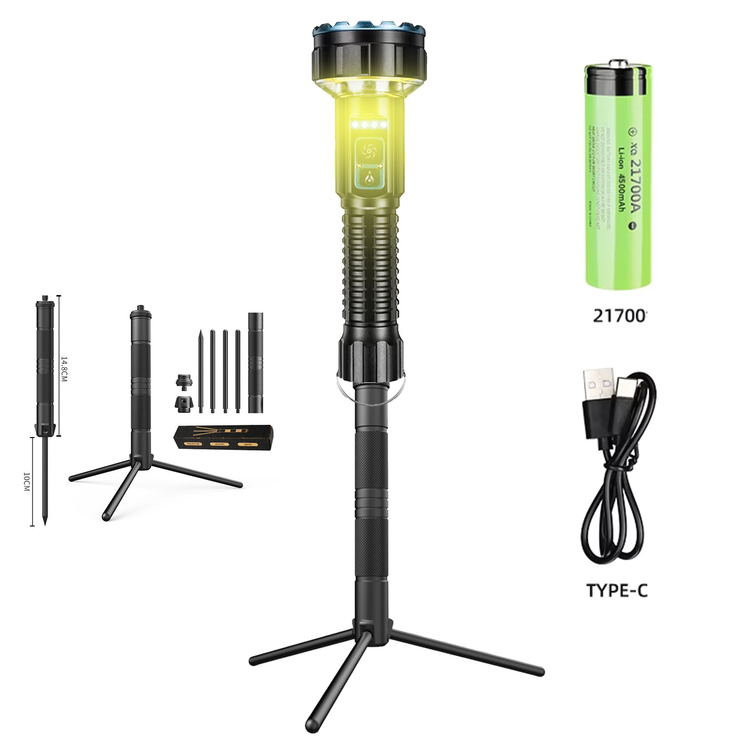 Outdoor Lighting Options - Linternas Recargables de Alto Lumen, Linterna