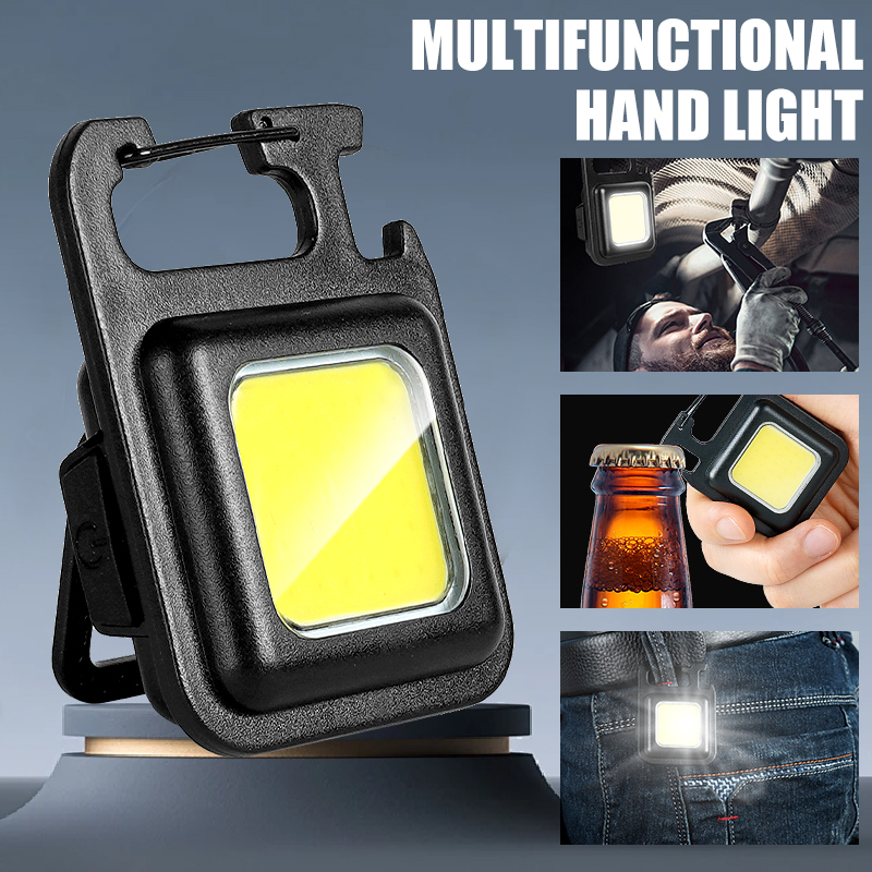 Outdoor Lighting Fixtures - Mini Linterna COB Súper Brillante, Portátil,