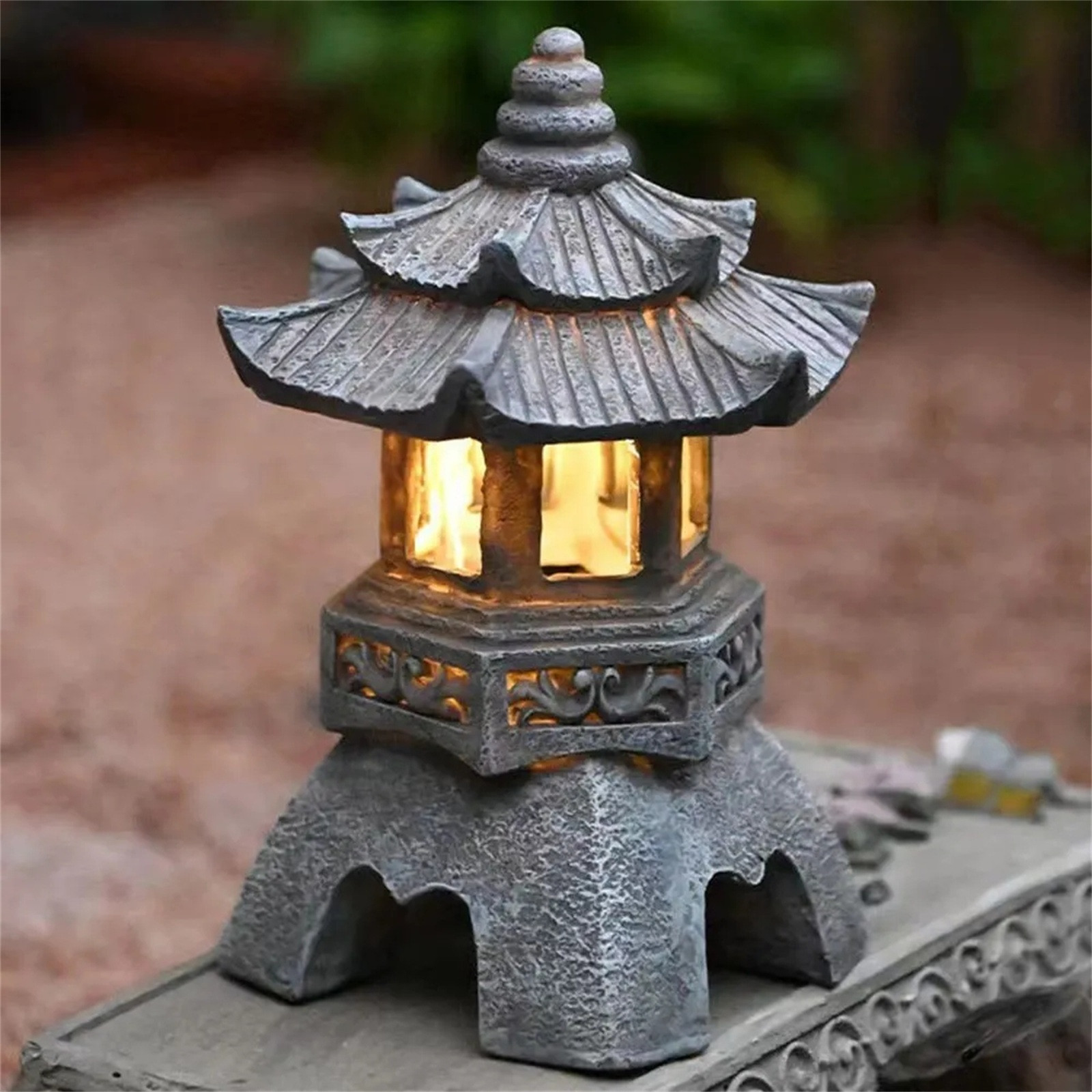Estatuas de pagoda, estatua al - Outdoor Lighting Architectural reseña y precio