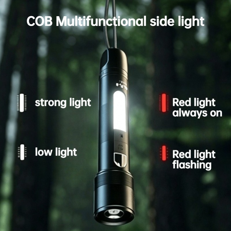 Linterna LED Multifuncional co - Outdoor Lighting For Camping reseña y precio