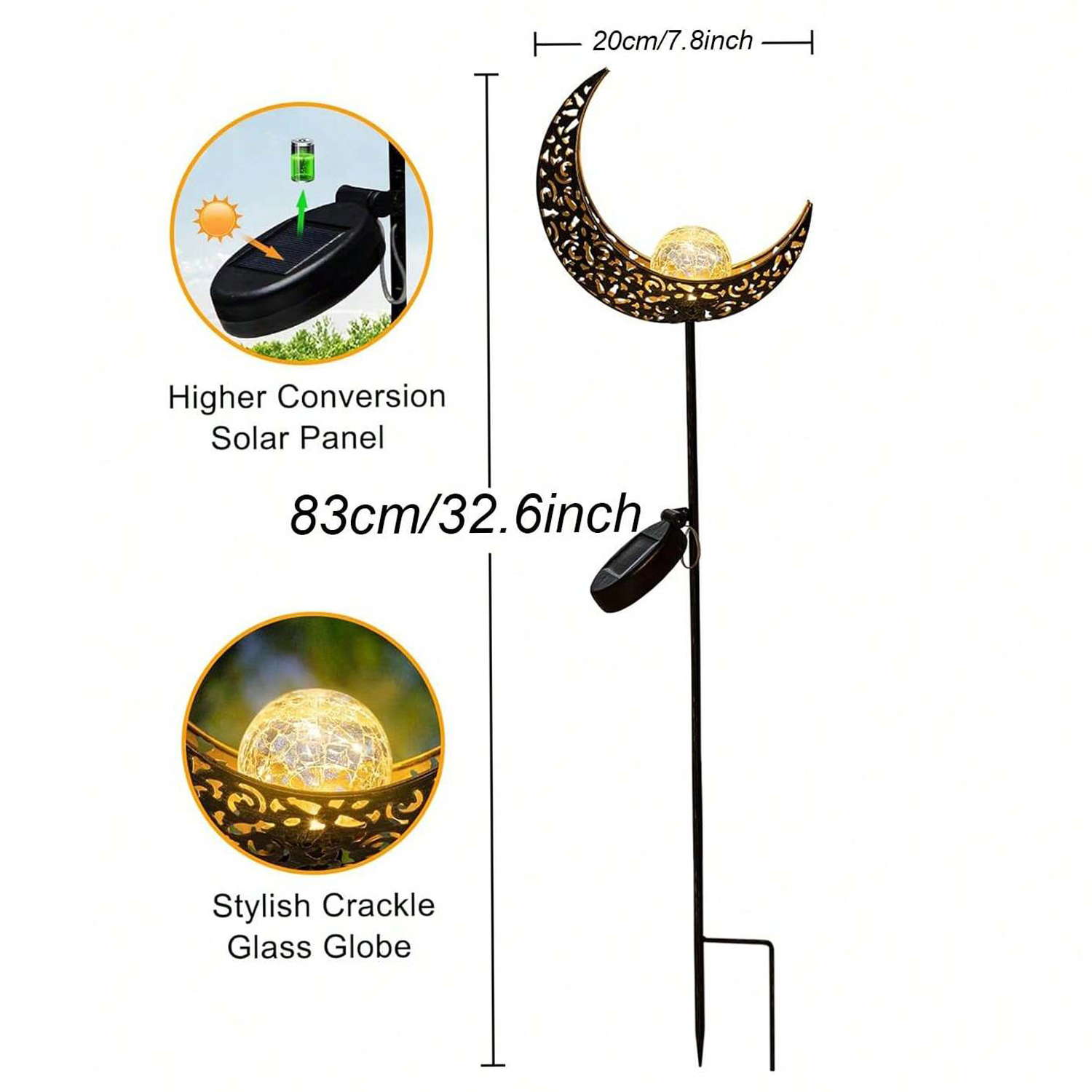Luces solares de jardín para d - Outdoor Lighting Unique reseña y precio