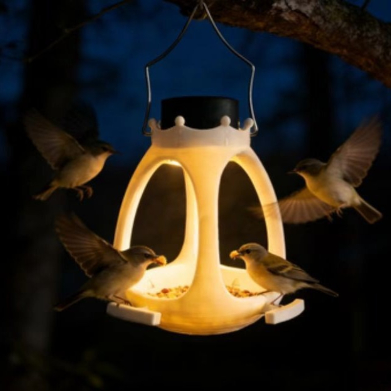 Comedero para Pájaros con Luz  - Outdoor Lighting Under Eaves reseña y precio