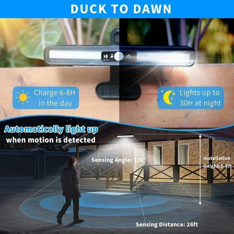 Luces Solares con Sensor de Mo - Outdoor Lighting Led reseña y precio