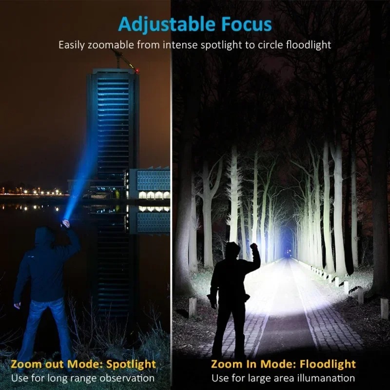 Linterna LED T6 Recargable, Li - Outdoor Lighting Lowes reseña y precio
