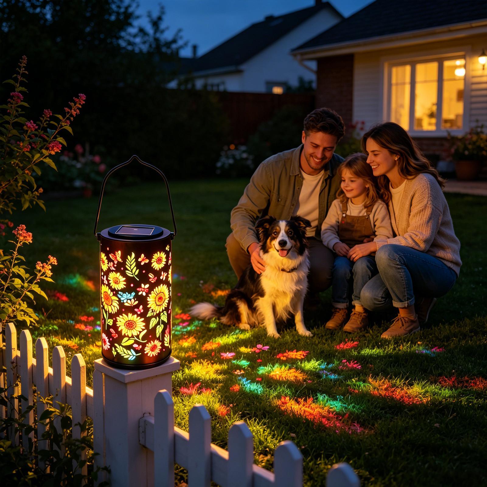 Lámpara Solar de Girasol, Resi - Outdoor Lighting Pathway reseña y precio