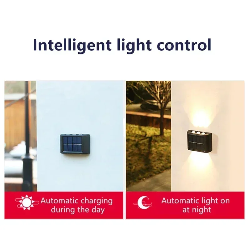 Lámpara Solar LED para Exterio - Solar Wall Sconce reseña y precio