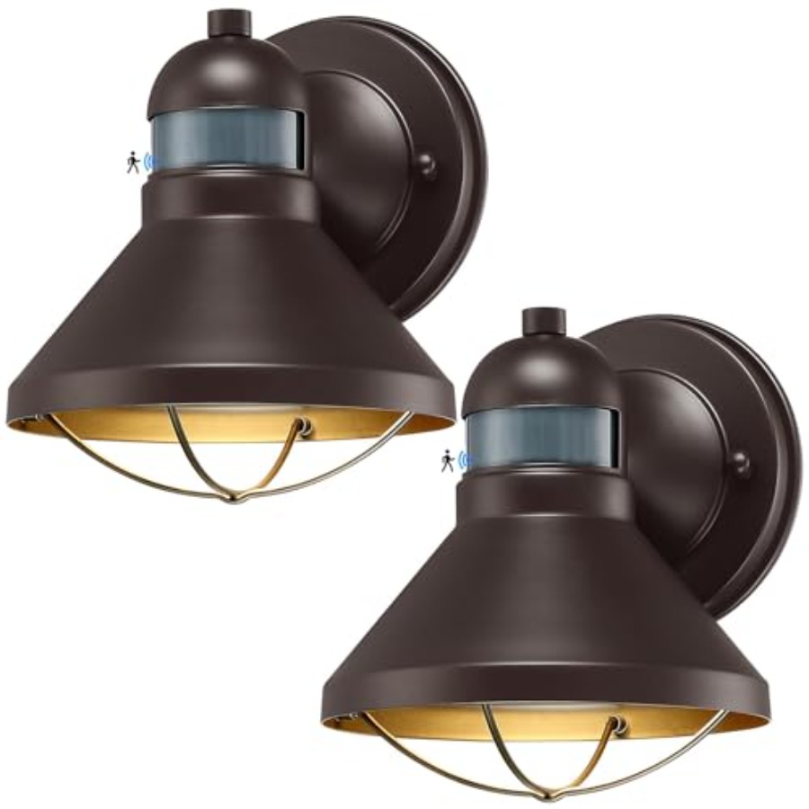 Paquete de 2 Lámparas de Pared - Solar Wall Sconce reseña y precio
