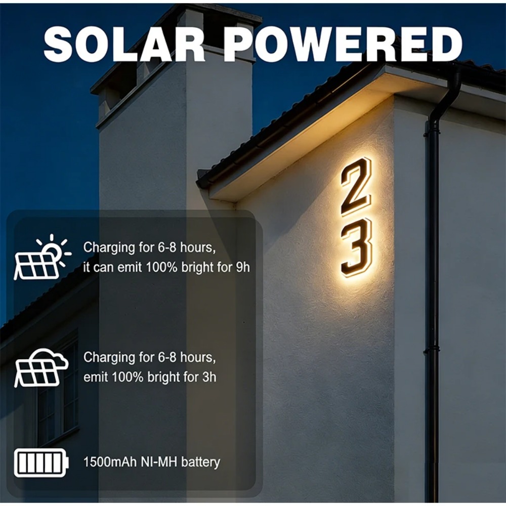 Nuevo Letrero Solar para Direc - Solar Wall Sconce reseña y precio