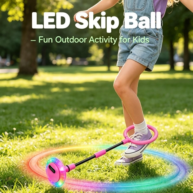 Pelota de saltar con luces LED - Outdoor Lighting Options reseña y precio