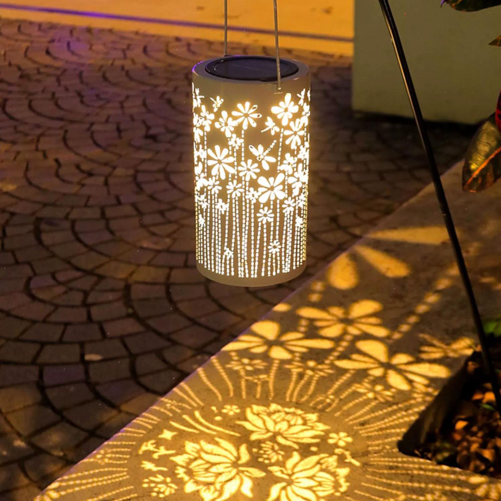 Faroles solares colgantes, lám - Outdoor Lighting Pathway reseña y precio