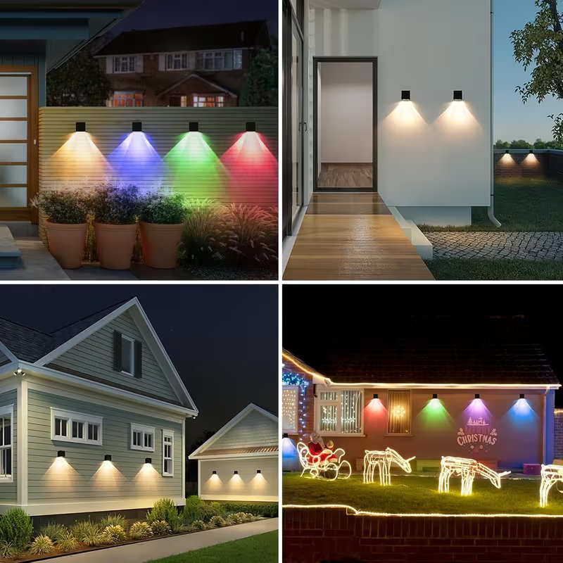 Lámpara solar impermeable para - Solar Wall Sconce reseña y precio