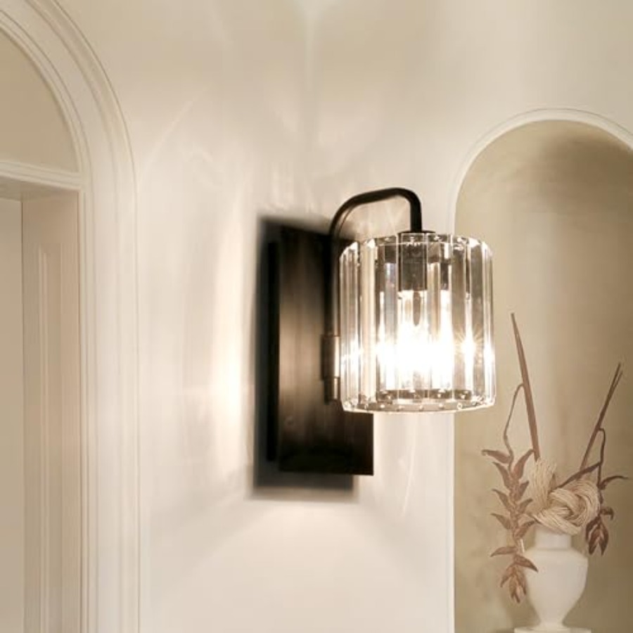 Apliques de Pared de Cristal,  - Solar Wall Sconce reseña y precio