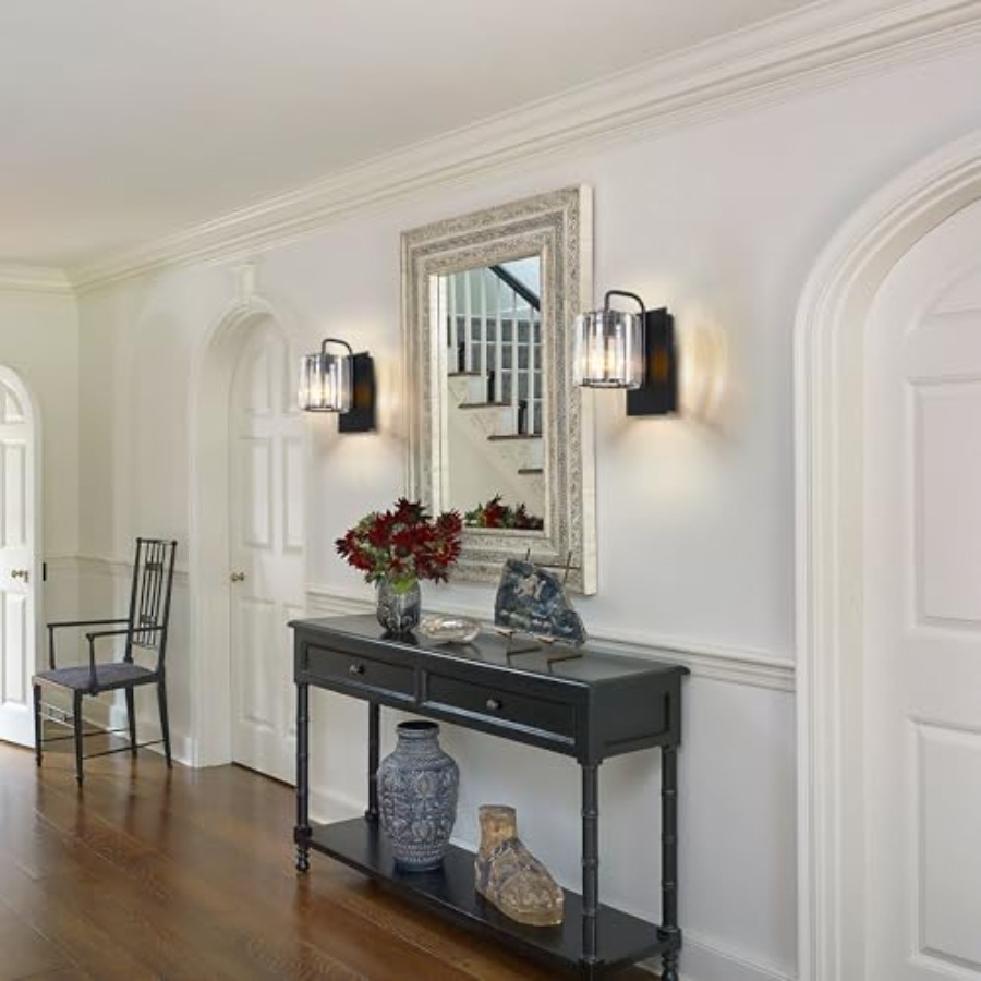 Apliques de Pared de Cristal,  - Solar Wall Sconce reseña y precio