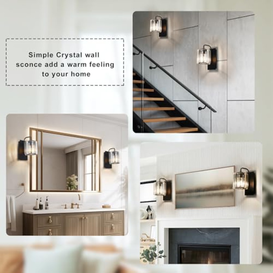 Apliques de Pared de Cristal,  - Solar Wall Sconce reseña y precio