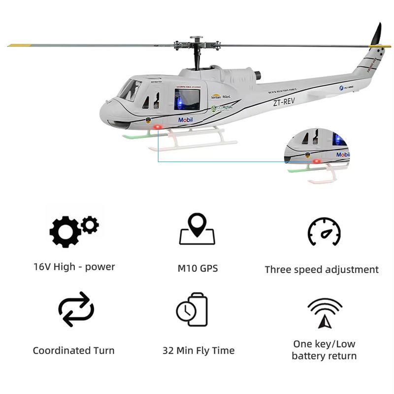 Helicóptero teledirigido FLYWI - Outdoor Lighting Cable Uk reseña y precio