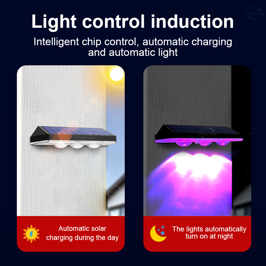 Luces solares superbrillantes  - Solar Wall Sconce reseña y precio