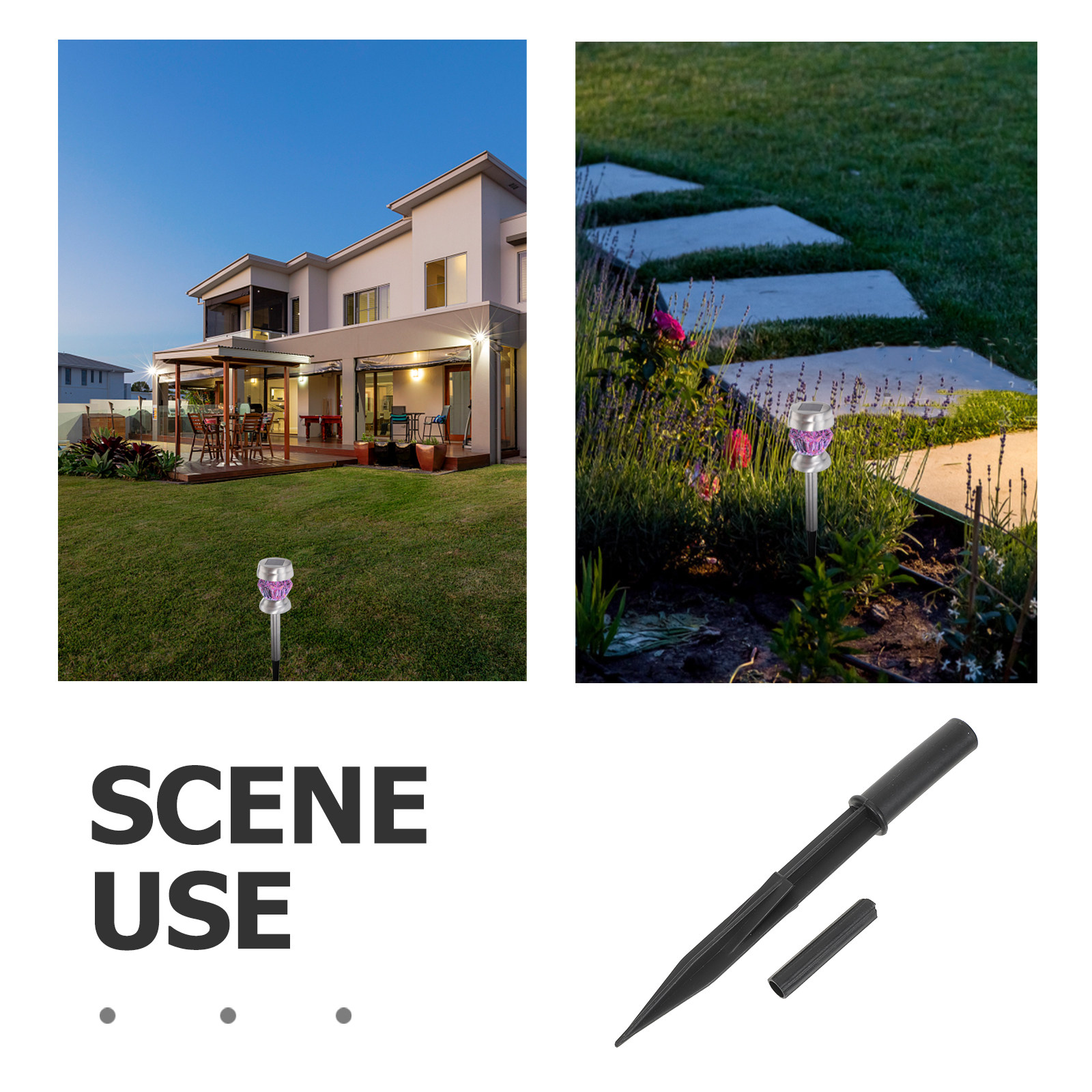20 Sets de Estacas Solares Ref - Outdoor Lighting Pathway reseña y precio