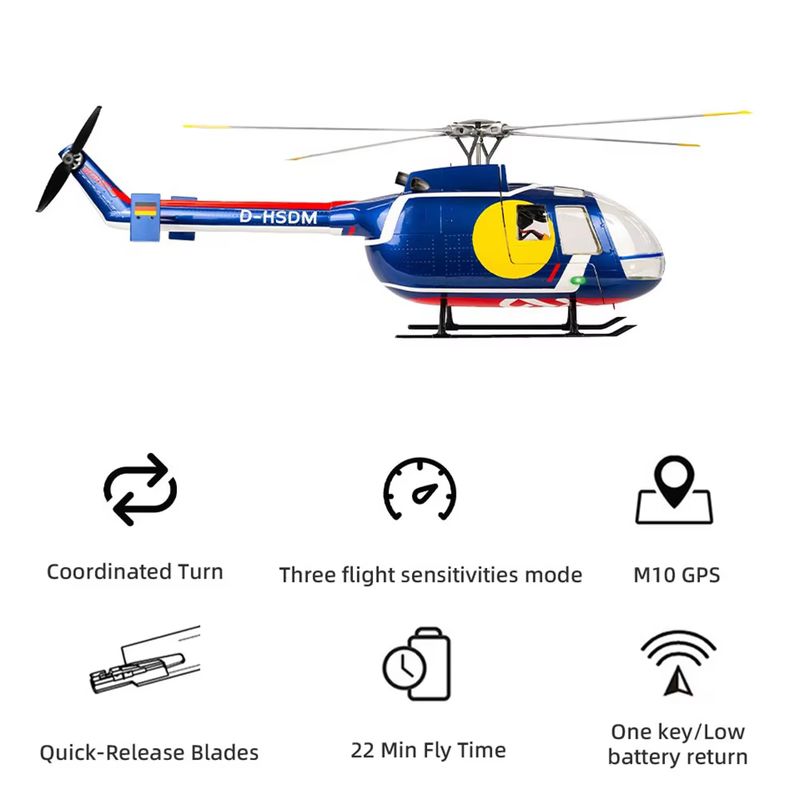 Helicóptero teledirigido Flyin - Outdoor Lighting Cable Uk reseña y precio