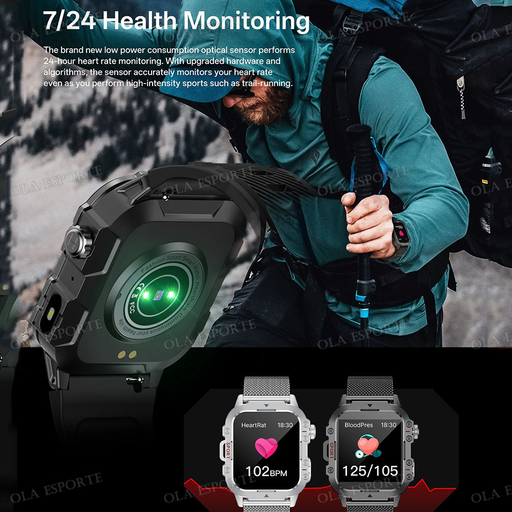 Reloj inteligente militar para - Outdoor Lighting Track reseña y precio