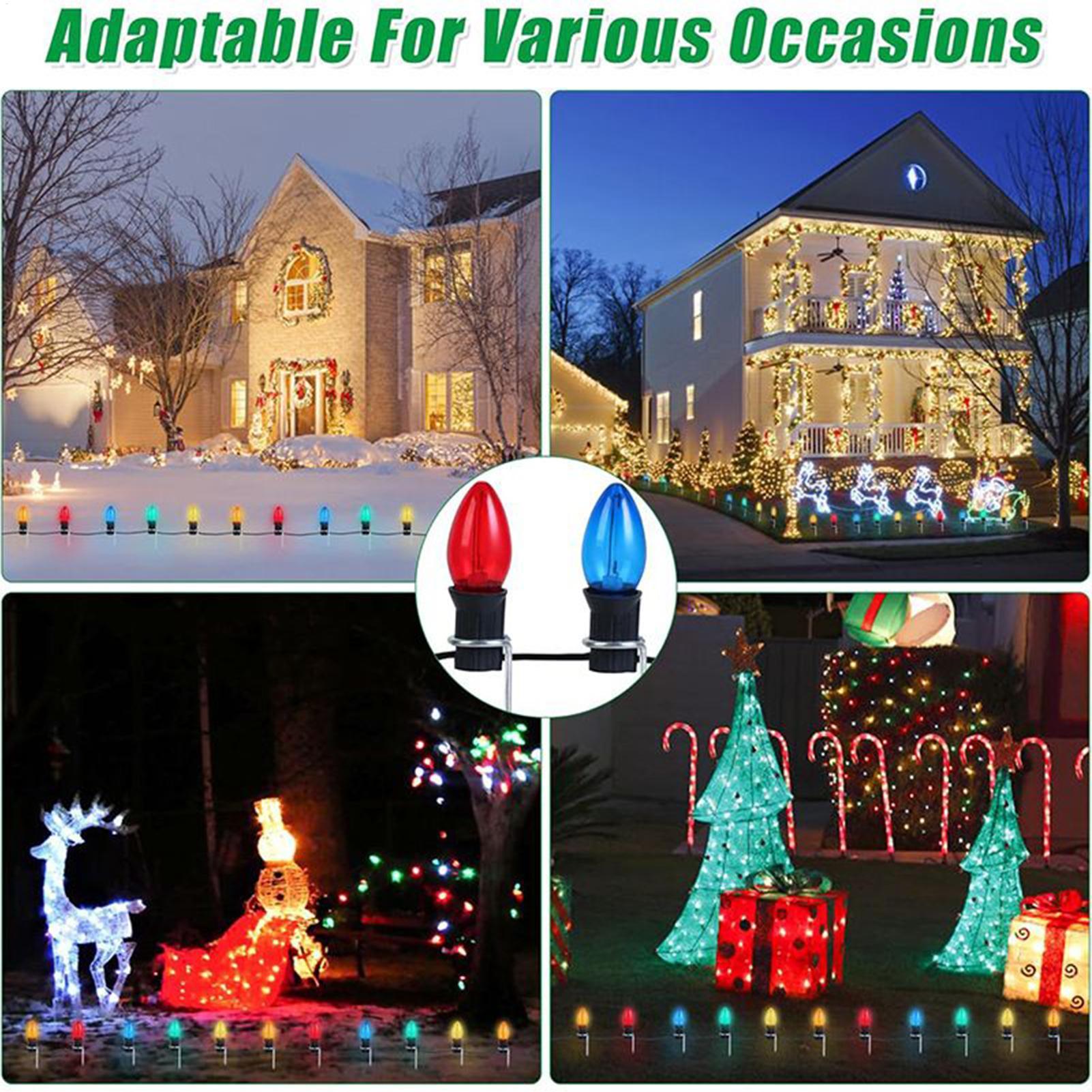 Estacas de luz navideña para P - Outdoor Lighting Pathway reseña y precio