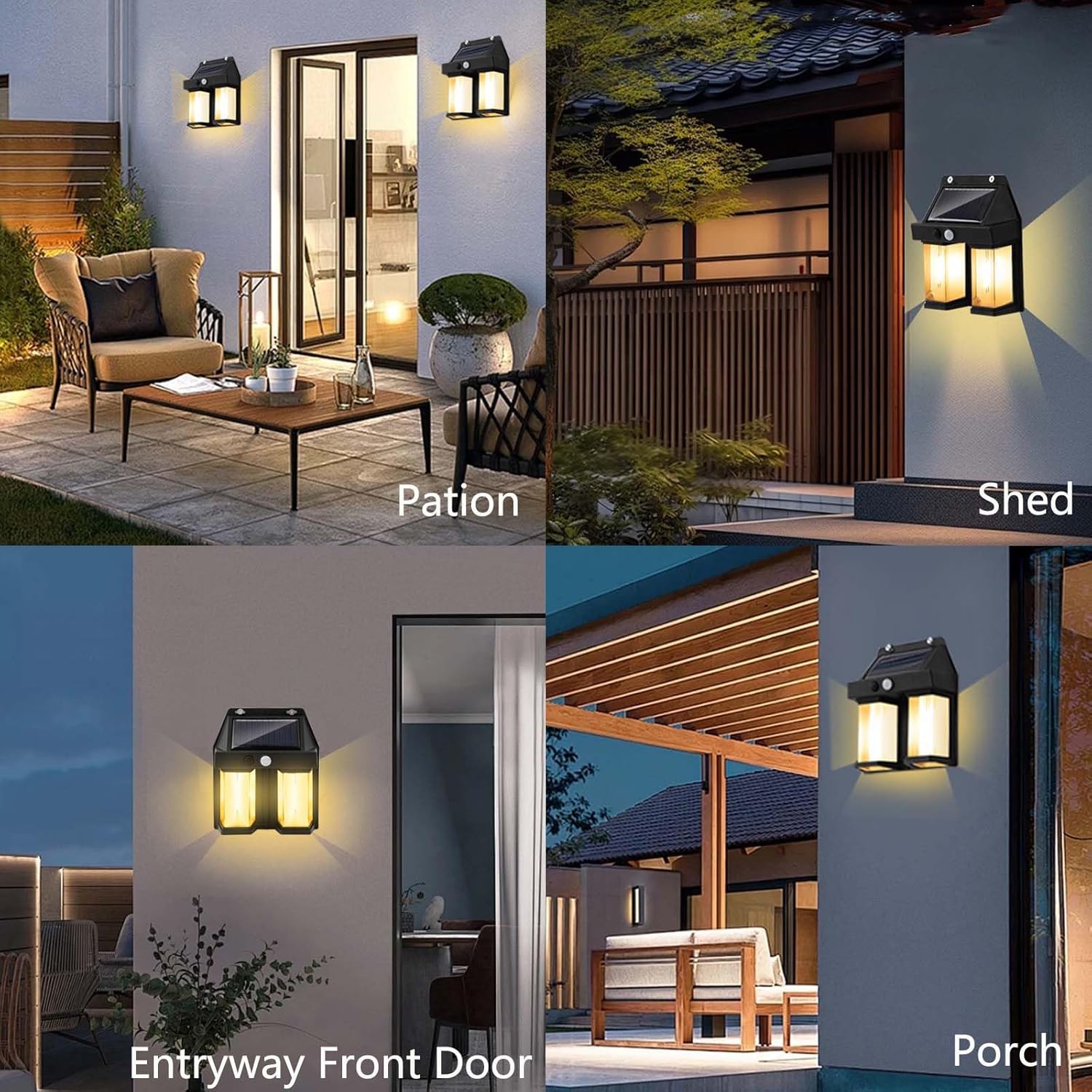 Lámpara de Pared Solar Vintage - Solar Wall Sconce reseña y precio