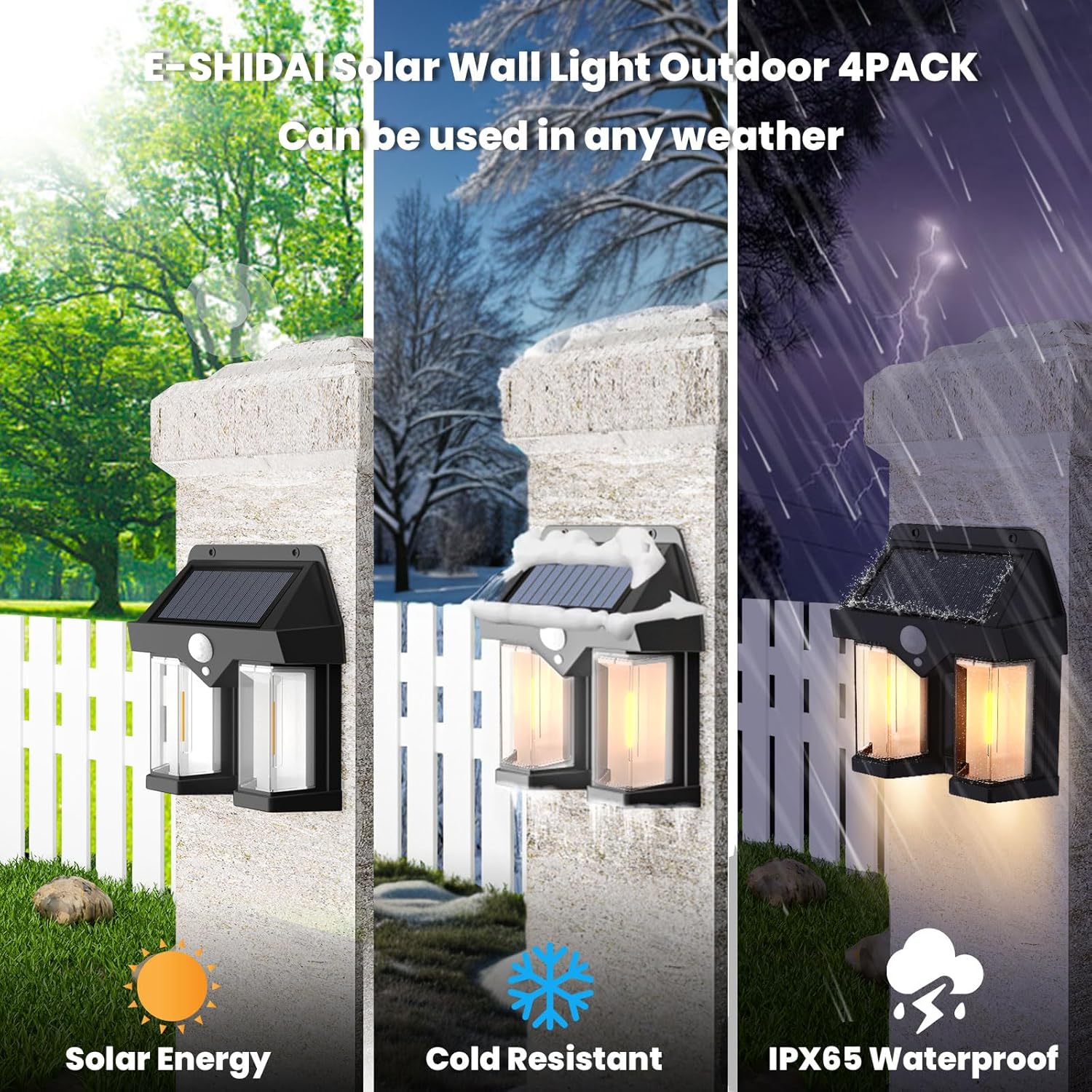 Lámpara de Pared Solar Vintage - Solar Wall Sconce reseña y precio