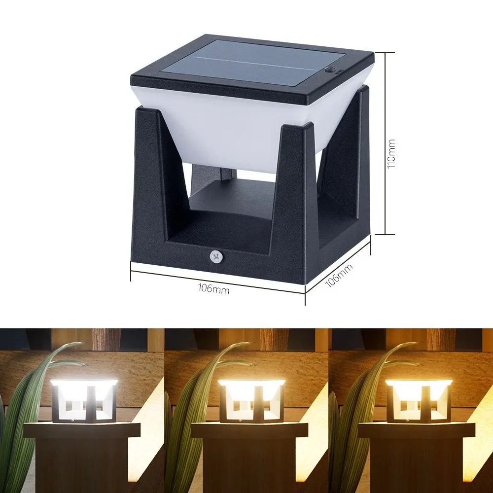Lámpara de pared exterior LED  - Solar Wall Sconce reseña y precio