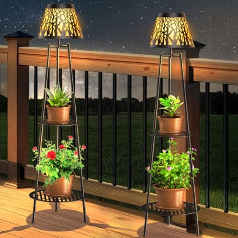 Paquete de 2 Lámparas Solares  - Outdoor Lighting Led reseña y precio