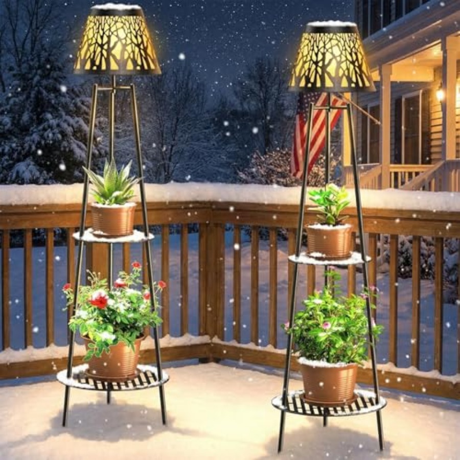 Paquete de 2 Lámparas Solares  - Outdoor Lighting Led reseña y precio