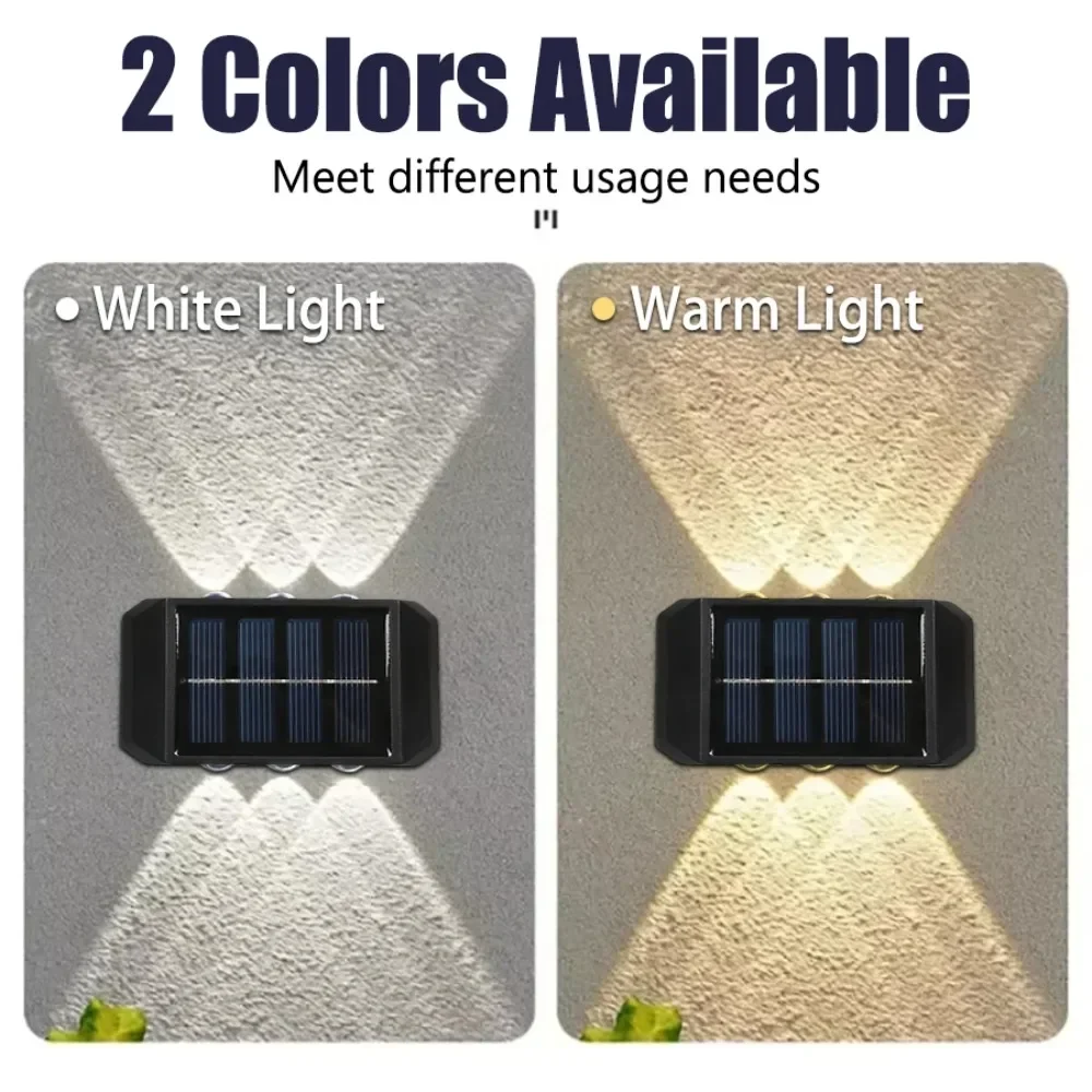 Lámpara Solar LED para Exterio - Solar Wall Sconce reseña y precio