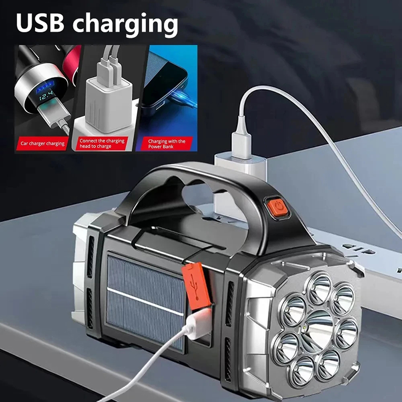 Potente linterna recargable po - Outdoor Lighting For Camping reseña y precio