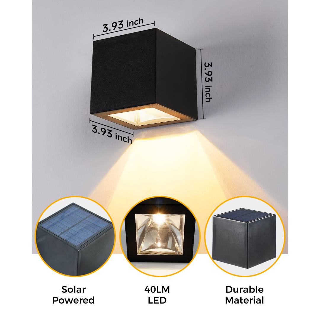 Lámpara Solar de Pared para Ex - Solar Wall Sconce reseña y precio