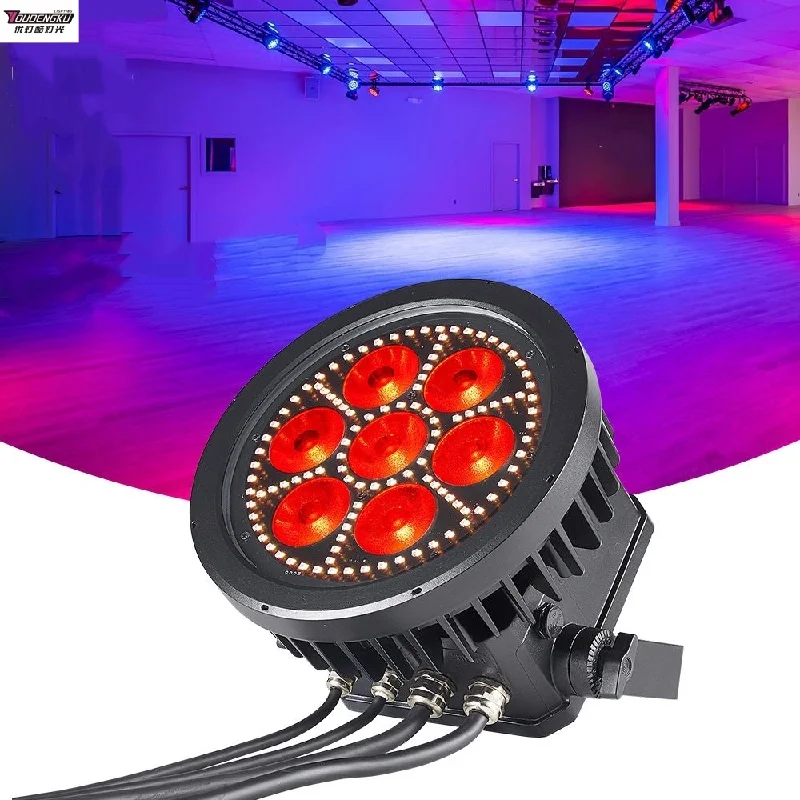 4 piezas de luces LED Par RGBW - Outdoor Lighting Architectural reseña y precio