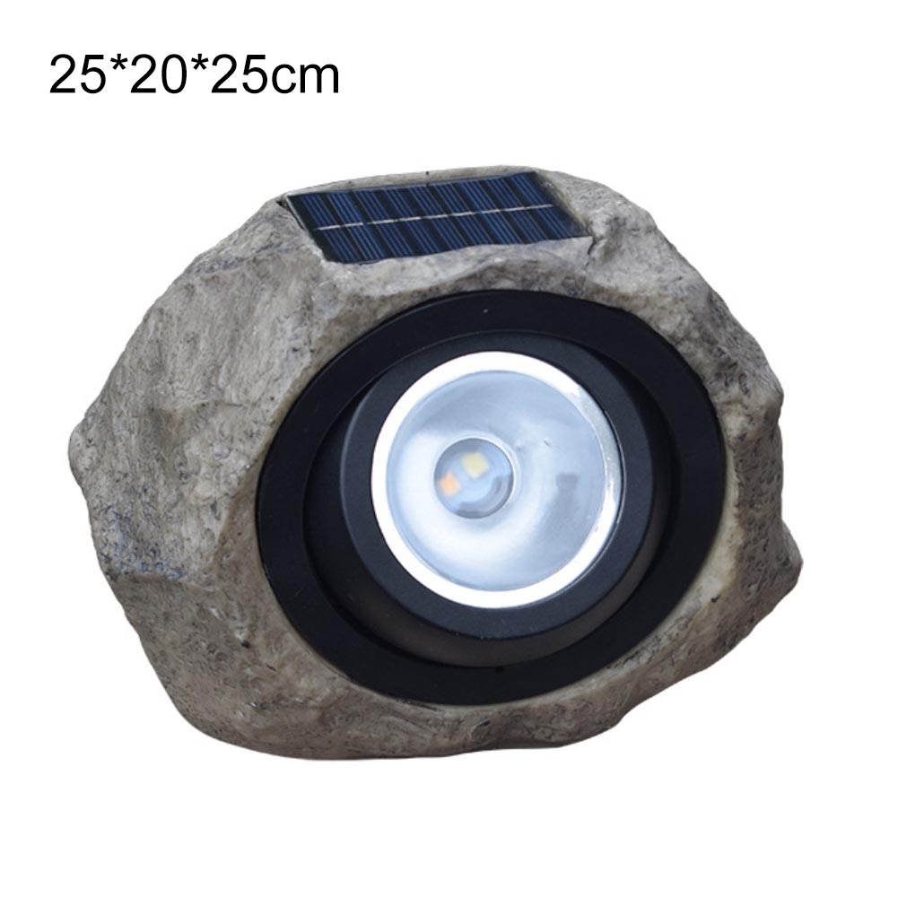 Lámpara LED de piedra con ener - Outdoor Lighting Options reseña y precio
