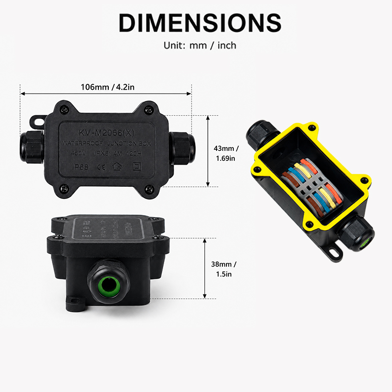 Caja de Conexiones Impermeable - Outdoor Lighting Connectors reseña y precio