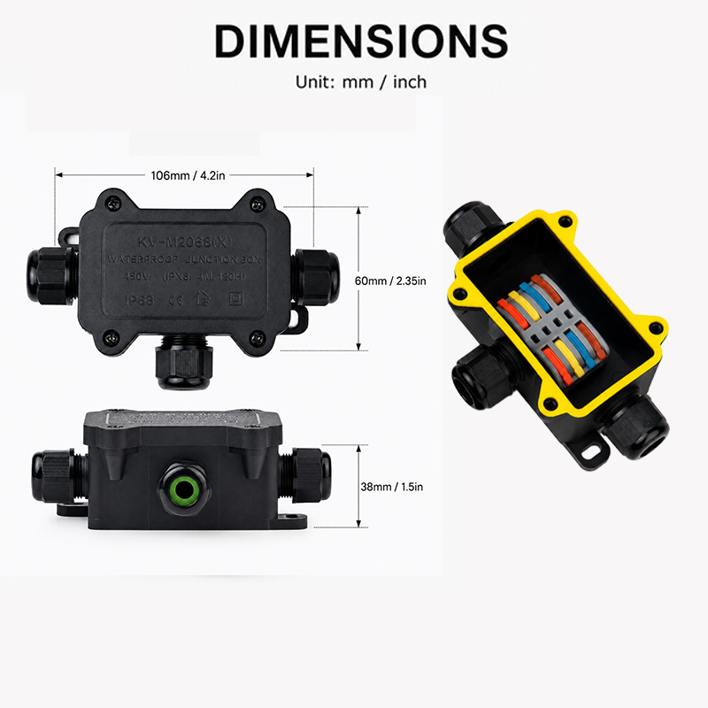 Caja de Conexiones Impermeable - Outdoor Lighting Connectors reseña y precio