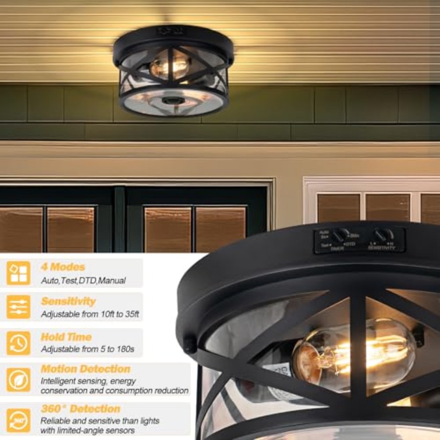 Lámpara de techo para exterior - Outdoor Lighting Fixtures reseña y precio