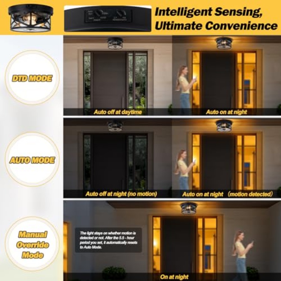 Lámpara de techo para exterior - Outdoor Lighting Fixtures reseña y precio